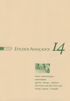 Capa Revista Estudos Avançados v6 n14 