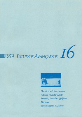Capa Revista Estudos Avançados v6 n16 