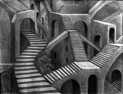 Labirinto de escadas