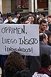 Manifestação de 'Indignados' na Espanha - Pequena