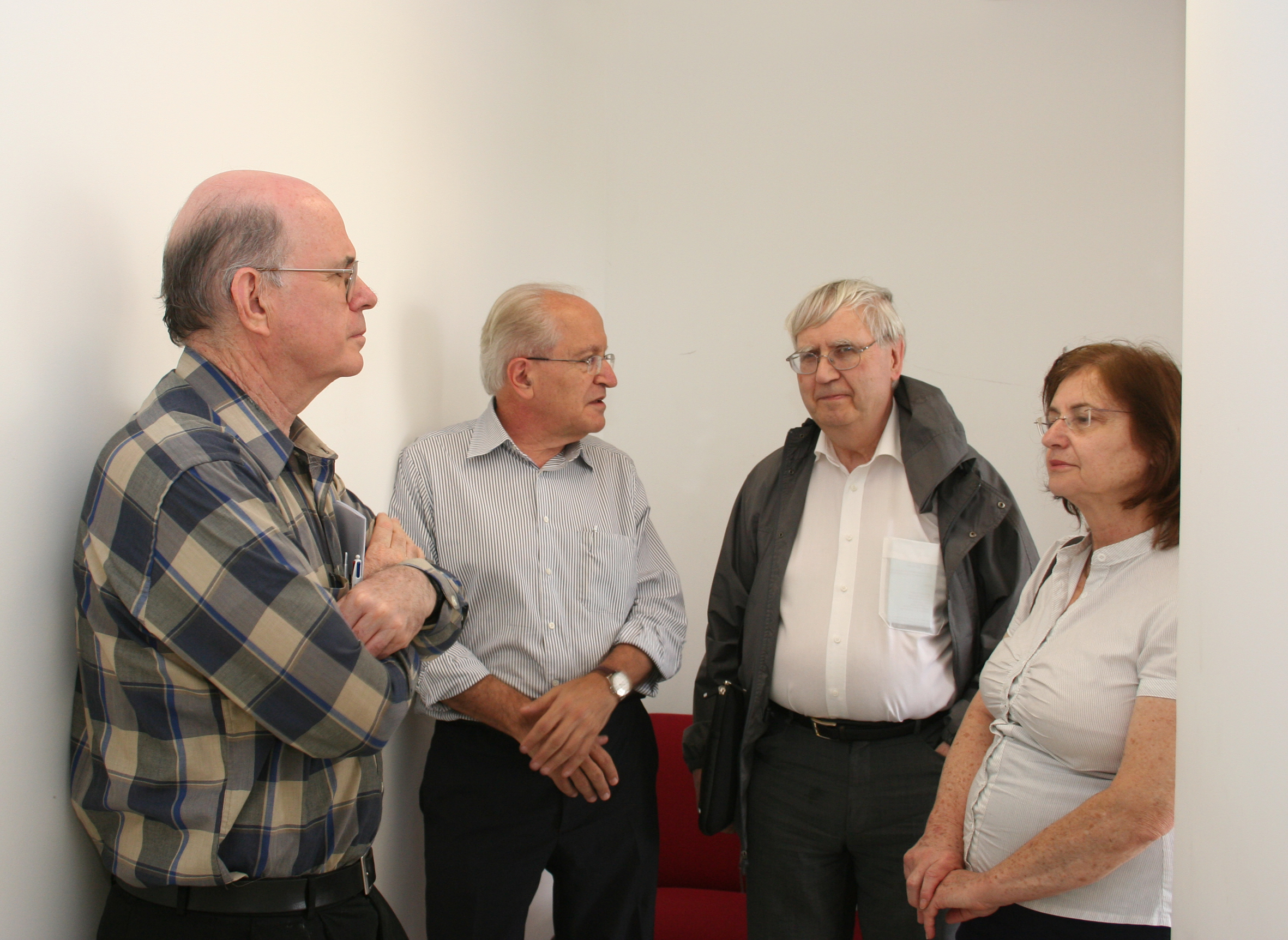 Eliezer Rabinovici, César Ades and Peter Goddard