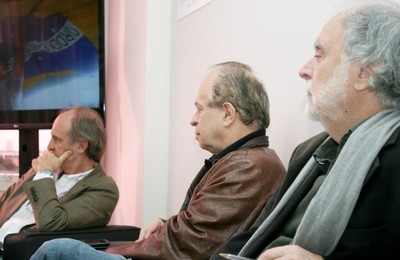 Martin Grossmann, Renato Janine Ribeiro and Massimo Canevacci