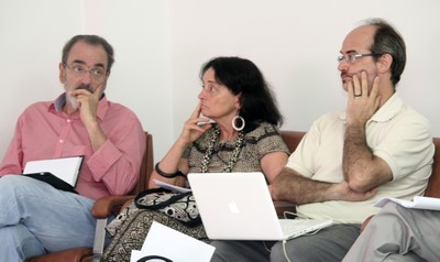 Sérgio Mindlin, Betty Mindlin and João Meirelles