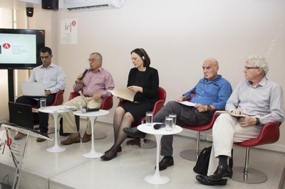 Eduardo Marques, José Álvaro Moisés, Heide Hackmann, Eduardo Viola and Pedro Jacobi
