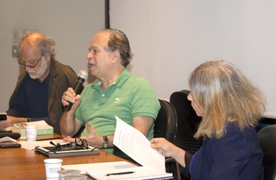 Massimo Canevacci, Renato Janine Ribeiro and Olgária Matos