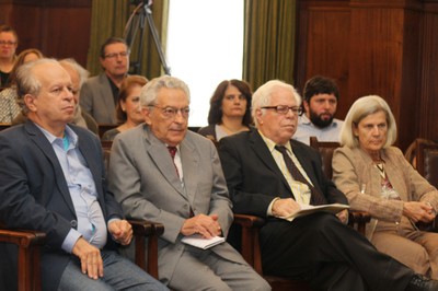 Renato Janine Ribeiro, Alfredo Bosi, Sérgio Paulo Rouanet and Bárbara Freitag