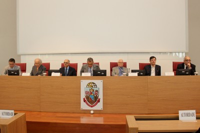 Eduardo Saron, Ricardo Ohtake, José Roberto Sadek, Vahan Agopyan, Sergio Paulo Rouanet, Roberto Setúbal and Paulo Saldiva