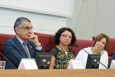 Vahan Agopyan, Eliana Sousa Silva and Maria Alice Setubal