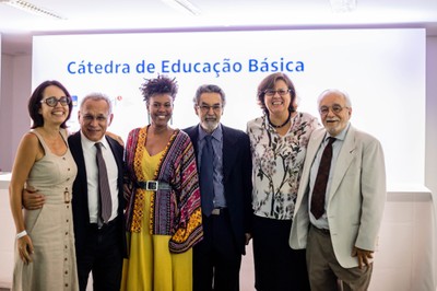 Patrícia Mota Guedes, Lino de Macedo, Juliana Souza Mavoungou Yade, Nílson José Machado, Angela Dannemann and Luis Carlos de Menezes