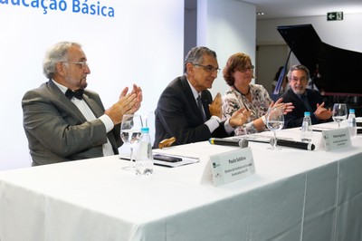 Paulo Saldiva, Vahan Agopyan, Angela Dannemann and Nílson José Machado