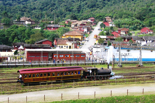 Locomotiva em Paranapiacaba