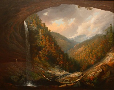 Wall, William Guy Cauterskill Falls on the Catskill Mountains Taken from under the Cavern - 1826