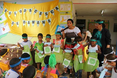 Atividade sobre alimentação em escola de Olinda - 2018
