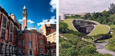 Birmingham e Nanyang (Universidades)