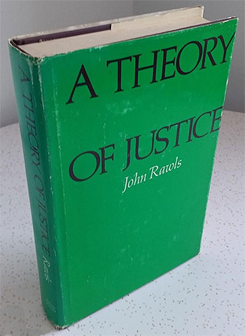 Capa da 1ª edição de "A Theory of Justice"