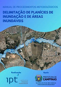 Capa de "Delimitação de Planícies de Inundação e de Áreas Inundáveis