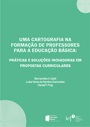 Capa do livro "Uma Cartografia na Formação de Professores para a Educação Básica"