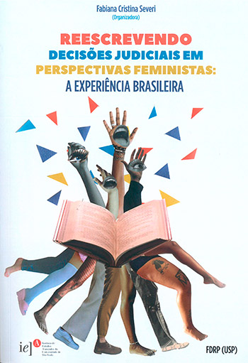 Capa do livro 'Reescrevendo Decisões Judiciais em Perspectivas Feministas: A Experiência Brasileira'