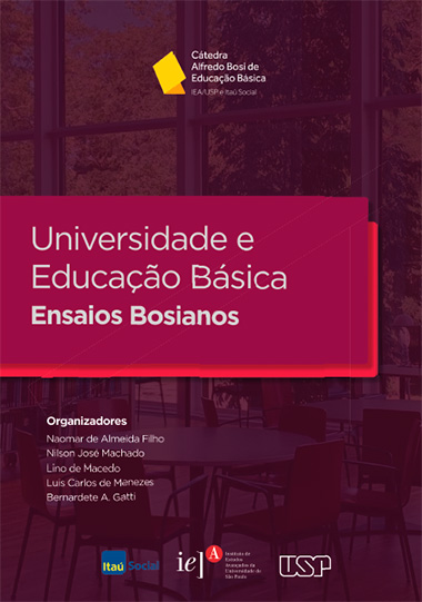 Capa do livro "Universidade e Educação Básica - Ensaios Bosianos"