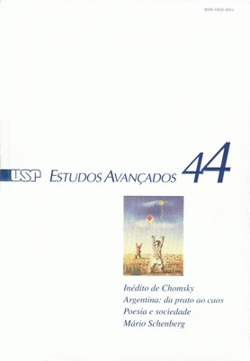 Capa Revista Estudos Avançados v16 n44
