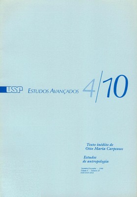 Capa Revista Estudos Avançados v4 n10