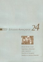 Capa Revista Estudos Avançados v9 n24 