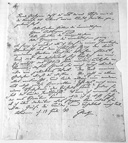 Carta Goethe