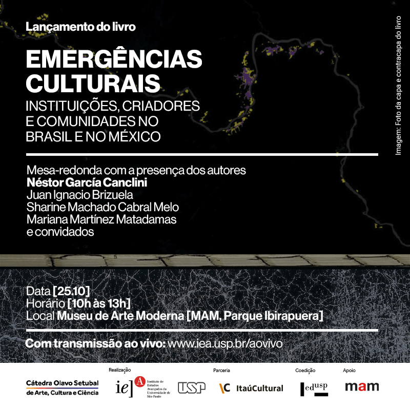 Com Néstor Garcia Canclini, evento no dia 25 discutirá “emergências culturais”
