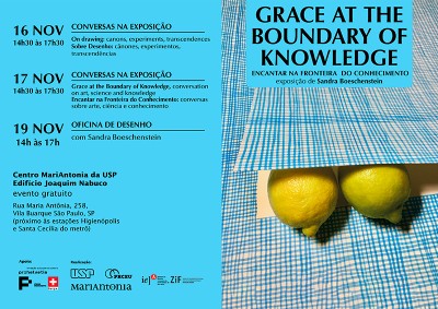 Encerramento da exposição “Grace at the boundary of knowledge”