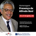 IEA e FFLCH realizarão evento para celebrar a memória de Alfredo Bosi