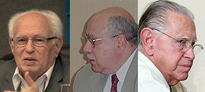 José Goldemberg, José de Souza Martins e Eduardo Moacyr Krieger