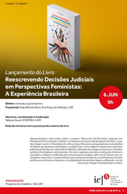 Lançamento do Livro "Reescrevendo Decisões Judiciais em Perspectivas Feministas: A Experiência Brasileira"