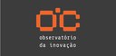 Logo OIC com assinatura, laranja e cinza vertical
