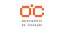 Logo OIC com assinatura laranja e cinza - vertical