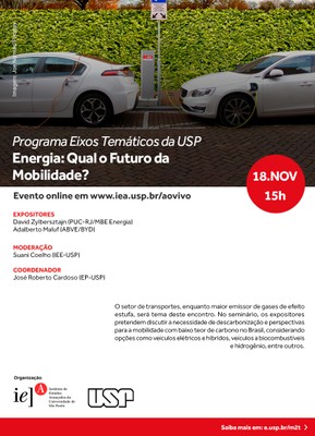Programa Eixos Temáticos da USP - Energia: Qual o Futuro da Mobilidade?