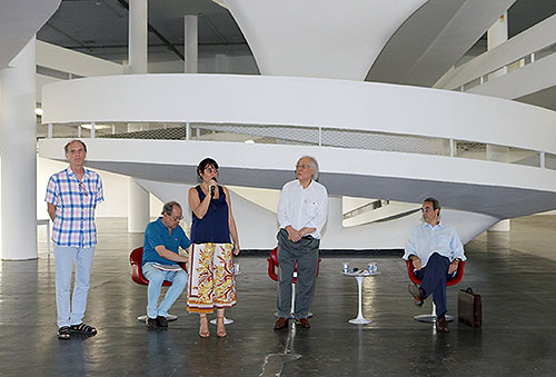 Seminário "Dirigentes Culturais 3: Dos Anos 50 à Atualidade" - Martin Grossmann, Paulo Herkenhoff, Luciana Guimarães, Ricardo Ohtake e Carlos Augusto Calil