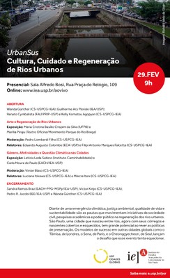 UrbanSus - Cultura, Cuidado e Regeneração de Rios Urbanos