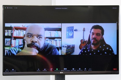 Luiz Mauricio Azevedo e Eric Paiva, via vídeo-conferência 