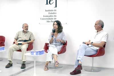 Guilherme Ary Plonski, Luciana Modé e Martin Grossmann