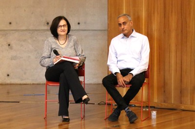 Roseli Lopes e Prabhakar Raghavan