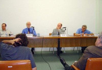 Américo Kerr, Cláudio de Moura e Castro, Gerhard Malnic e Ernest Hamburguer