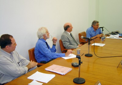 Américo Kerr, Cláudio de Moura e Castro, Gerhard Malnic e Ernest Hamburguer