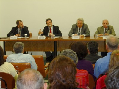 Luiz Nunes de Oliveira, Carlos Henrique de Brito Cruz, João Steiner e Adolpho José Melfi