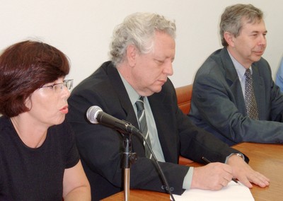 Pérola Vasconcellos, João Steiner e Guy Brasseur