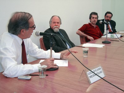 Luiz Gylvan Meira Filho, Jacques Marcovitch, Humberto Ribeiro Rocha e Marco Antonio Fujihara