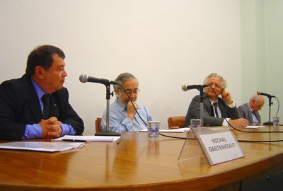 Michal Gartenkraut, Franklin Leopoldo e Silva, João Steiner e Antonio Candido