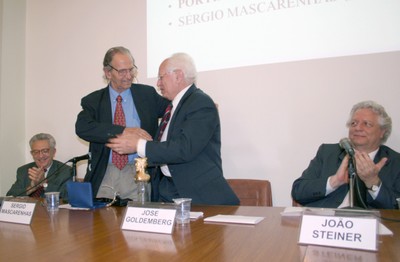 Alfredo Bosi, Sérgio Mascarenhas, José Goldemberg e João Steiner