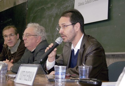 Murilo Marcondes de Moura, Alcides Villaça e João Roberto Faria
