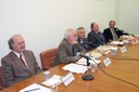 Umberto Cordani, Carlos Guilherme Mota, Alfredo Bosi, Jacques Marcovitch e Sérgio Mascarenhas