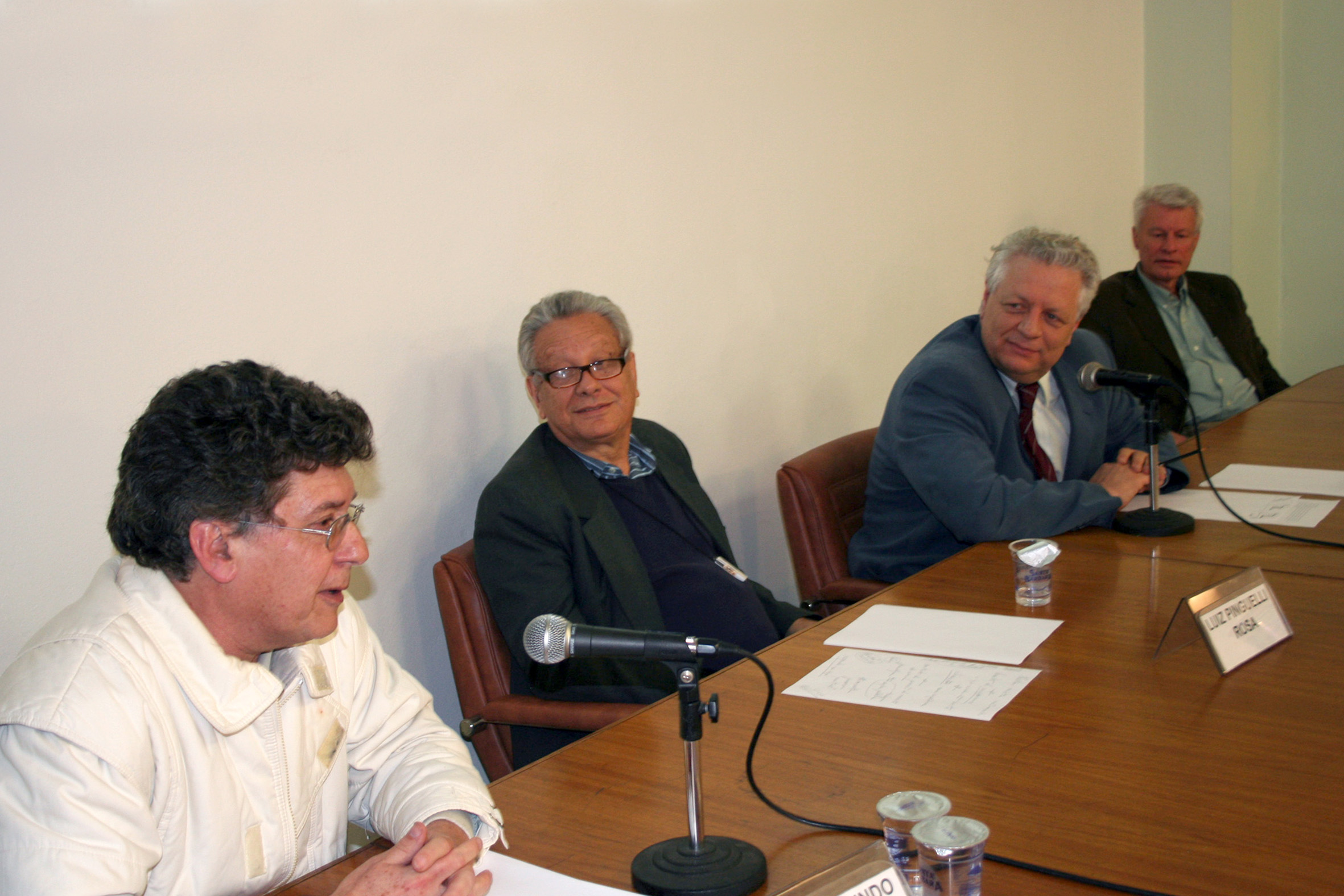 José Raimundo Novaes Chiappin, Luiz Pinguelli Rosa, João Steiner e Wolfgang Leo Maar